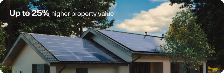 Ivynest-installed solar panels on UK home rooftop boosting energy efficiency and property value